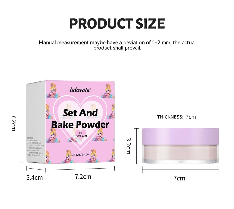 Daily Makeup Loose Baking Powder Matte Oil Control - 15