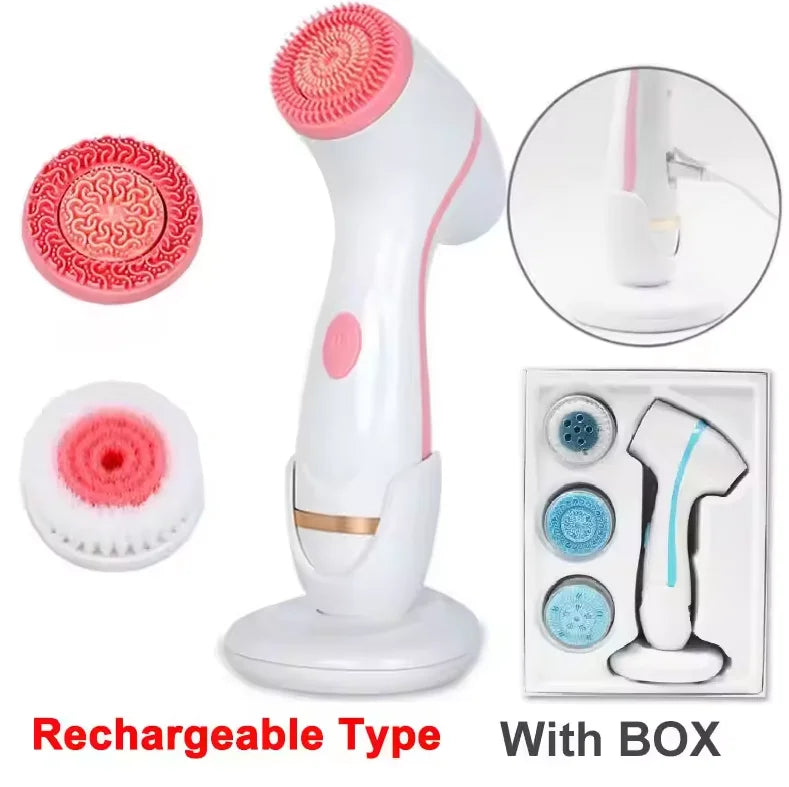 Daily Skincare Spin Facial Brush for Deep Cleansing and Gentle Exfoliating - 15