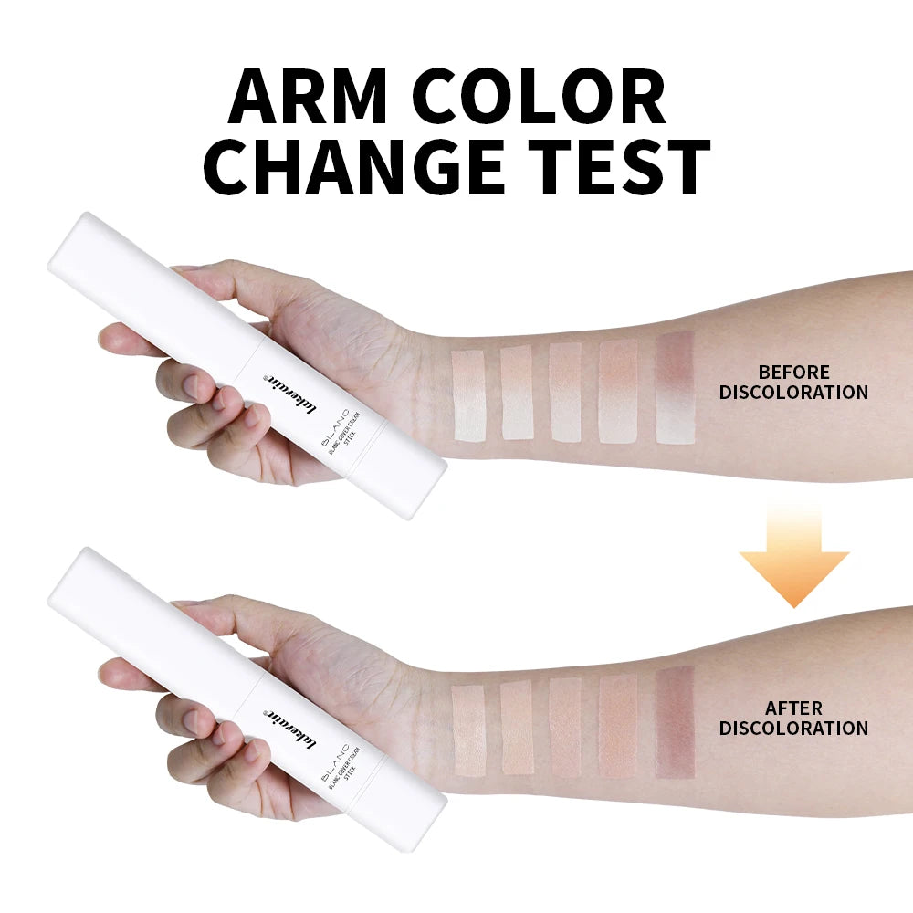 Daily Makeup Routine Dual Ended Color Changing Foundation Stick Smoothly