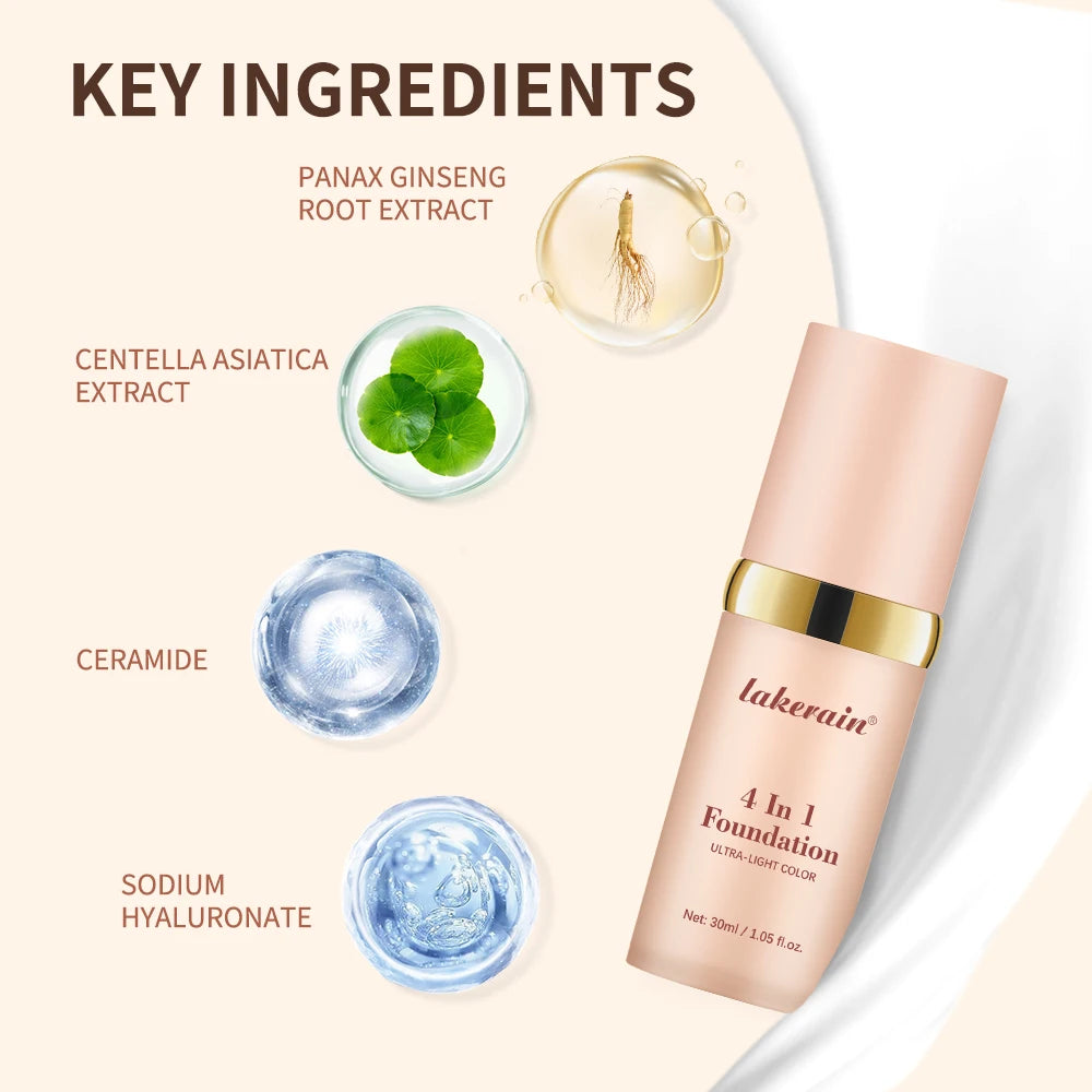 Travel Color Changing Foundation with SPF 30 Sun Protection - 4
