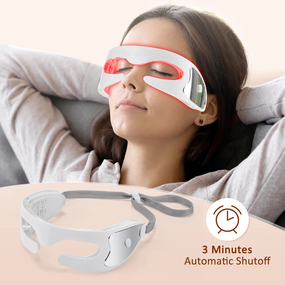 Daily eye fatigue visual 3d eye massager red light relief tool