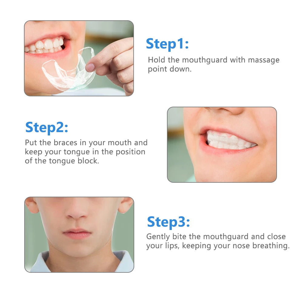 Kid teeth alignment dental trainer for home use