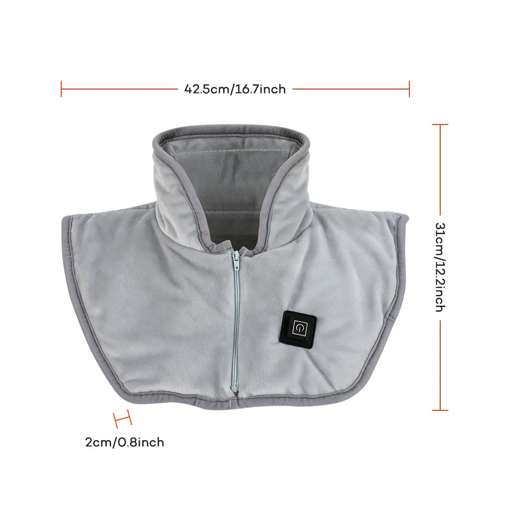 Winter Electric Heating Shoulder Neck Pad USB Heated Back Wrap Shawl - 16
