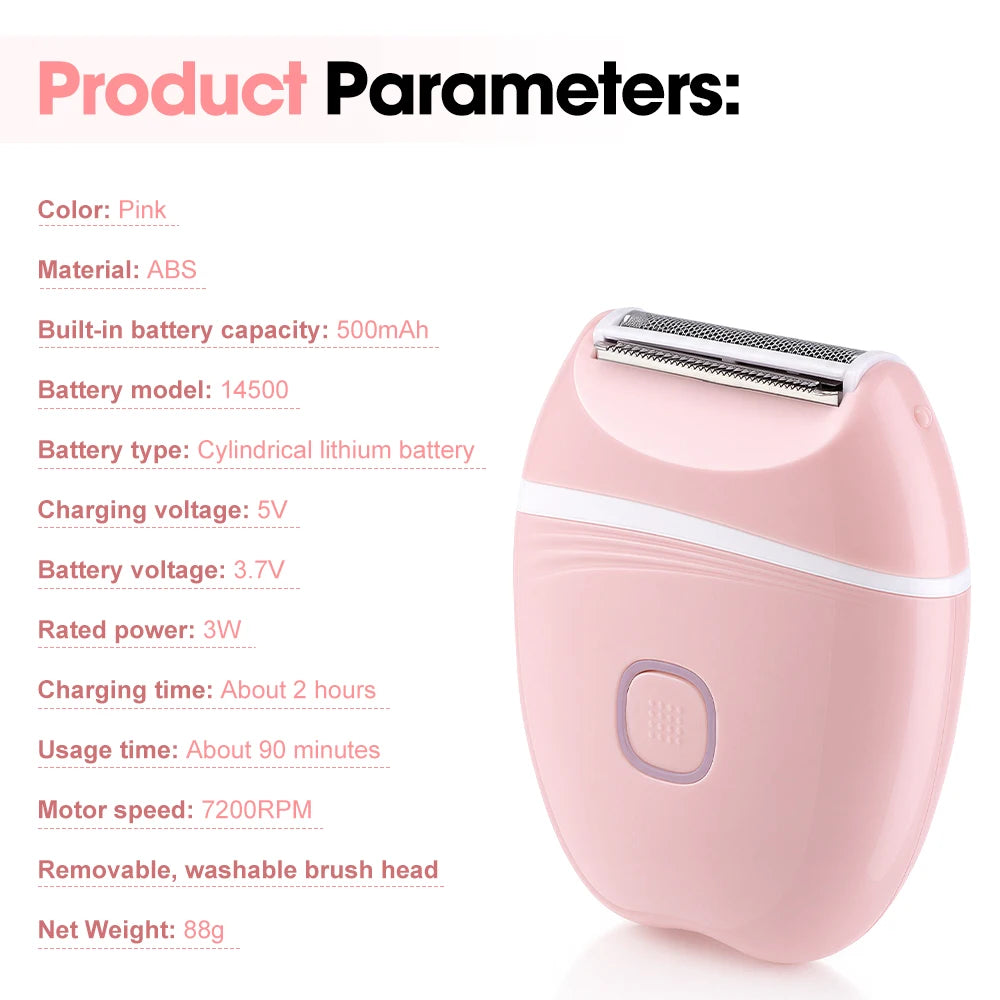 Body hair removal Electric Shaver for Women for smooth skin
