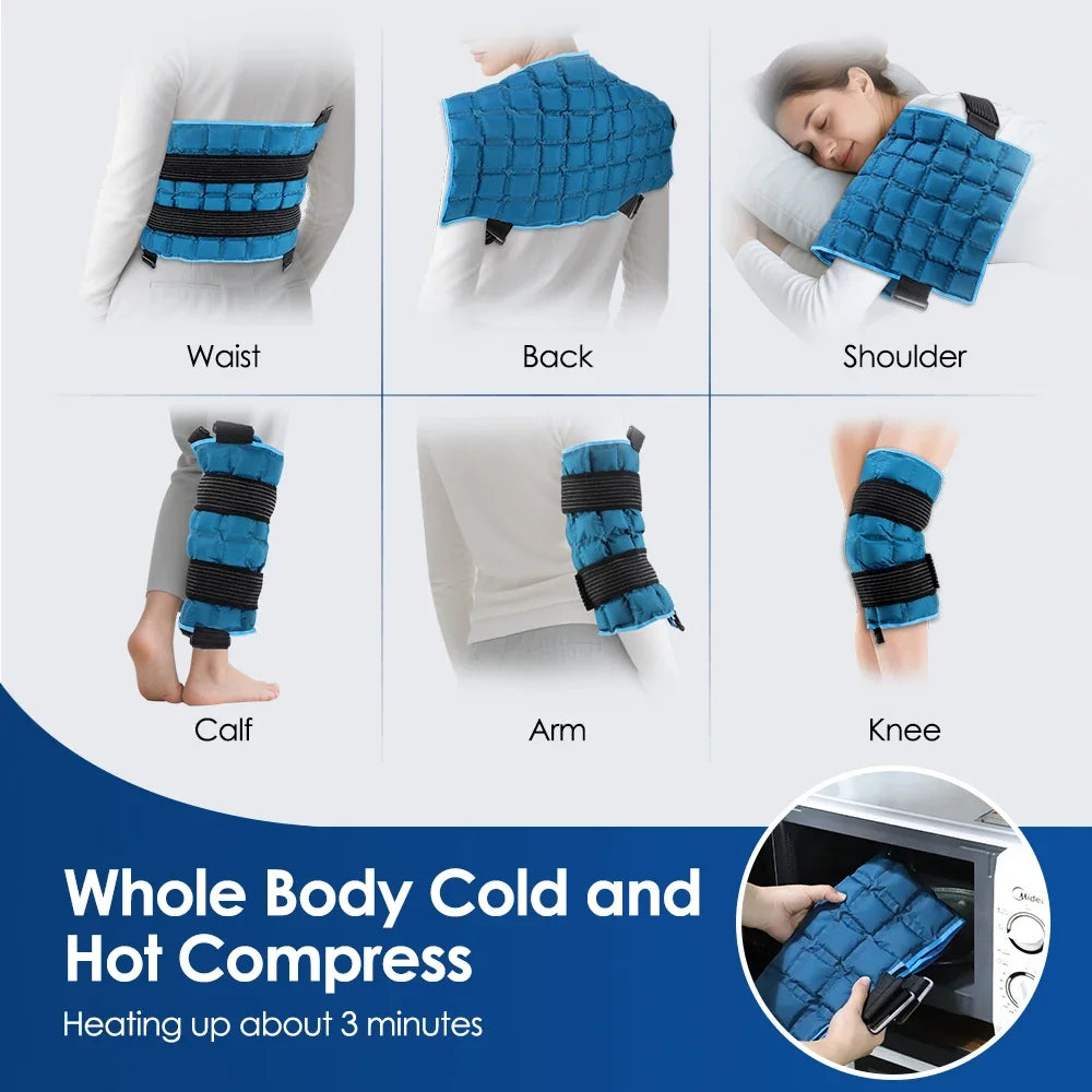 At Home Muscle Relief Reusable Hot and Cold Therapy Ice Pack Wrap - 5