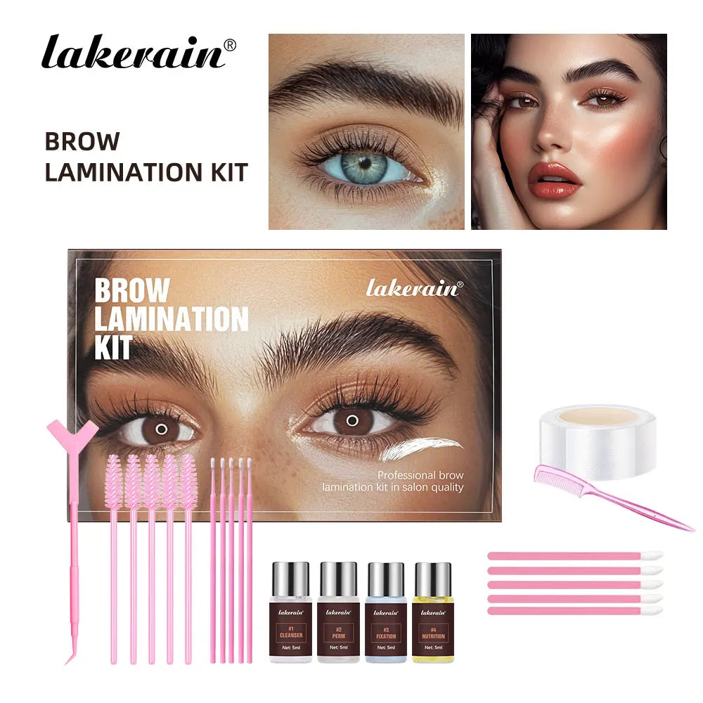 At Home Brow Lamination Kit Semi-Permanent Eyebrow Fixation Set