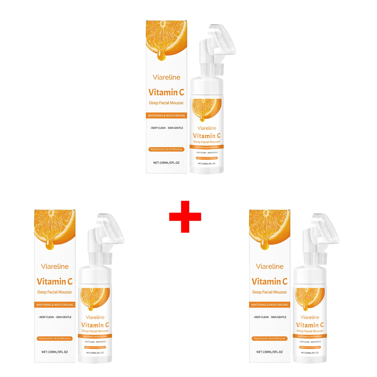Daily skincare routine Vitamin C Facial Cleanser for deep cleansing pores
