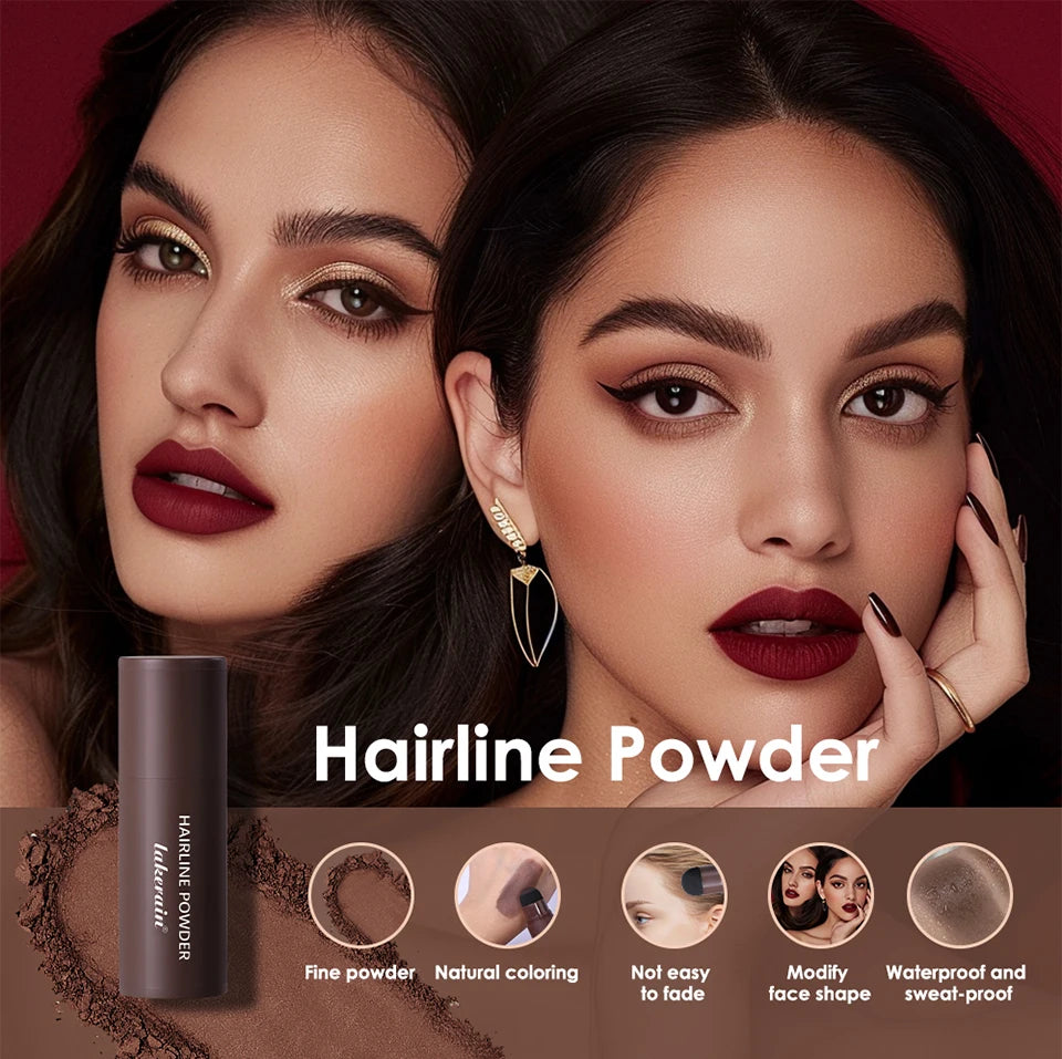 Daily hairline shaping hairline shadow powder root cover up stick