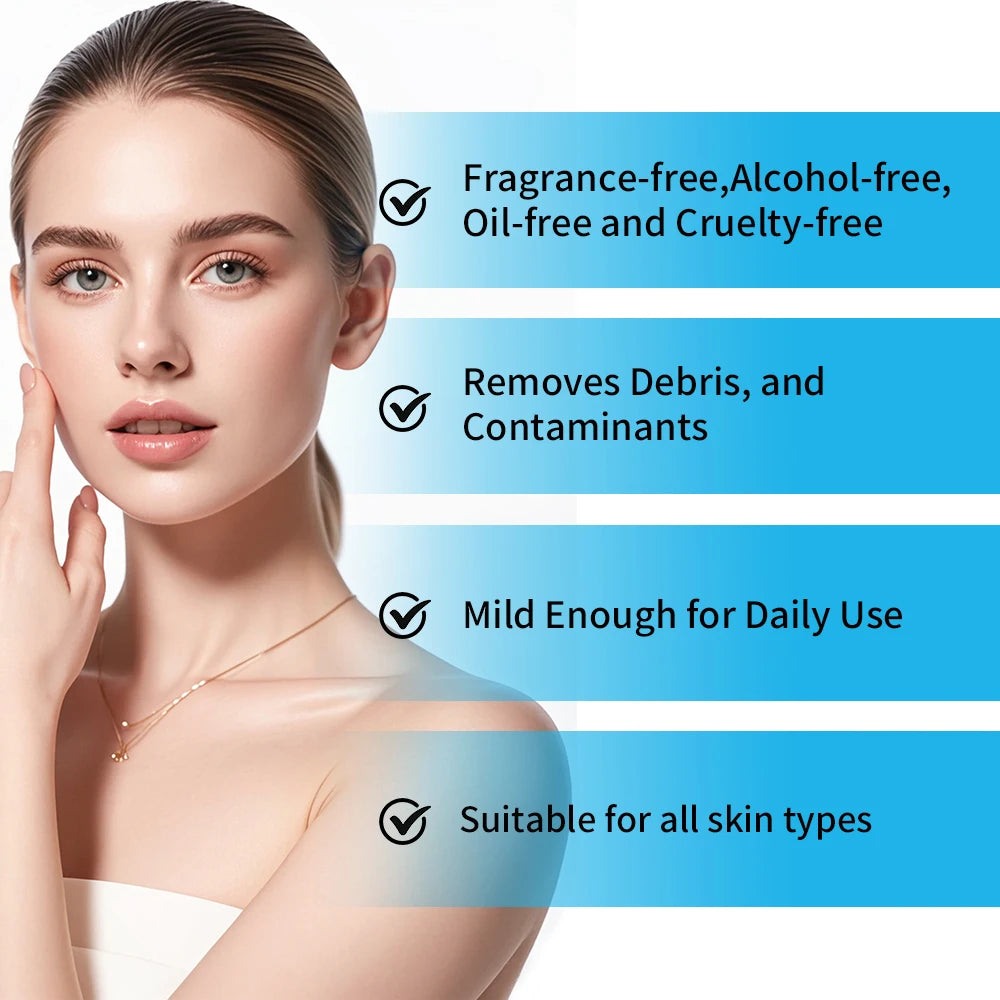 Daily skincare routine Hypochlorous Acid Facial Spray to calm redness