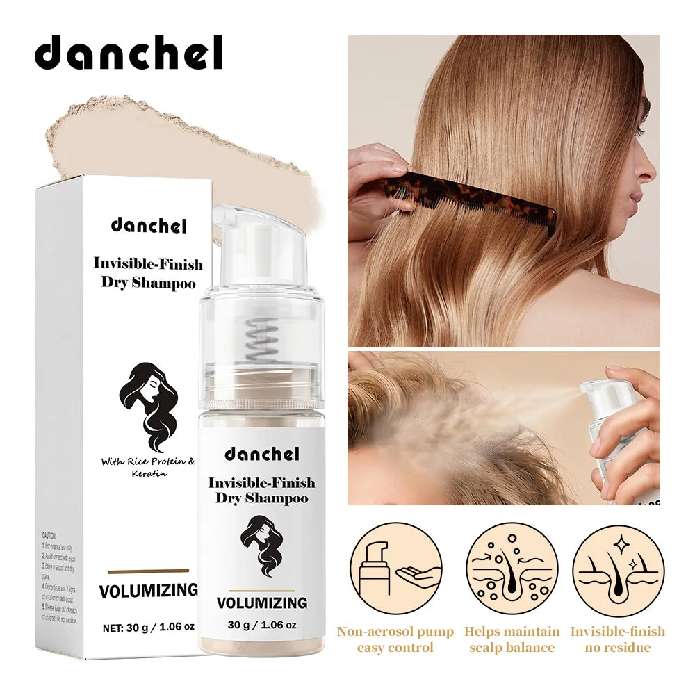 Travel Dry Shampoo Powder for Instant Oil Absorbing and Fresh Hair Volume - 2