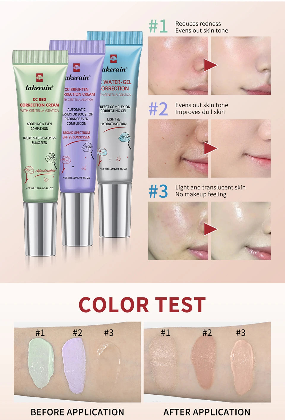 Daily Makeup Routine CC Cream Primer for Even Skin Tone and Radiant Look