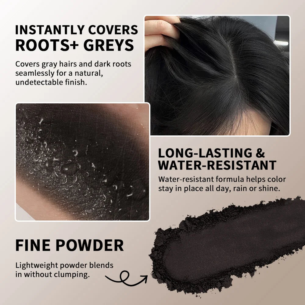 Instantly cover roots and grays at home with natural hair powder palette - 3