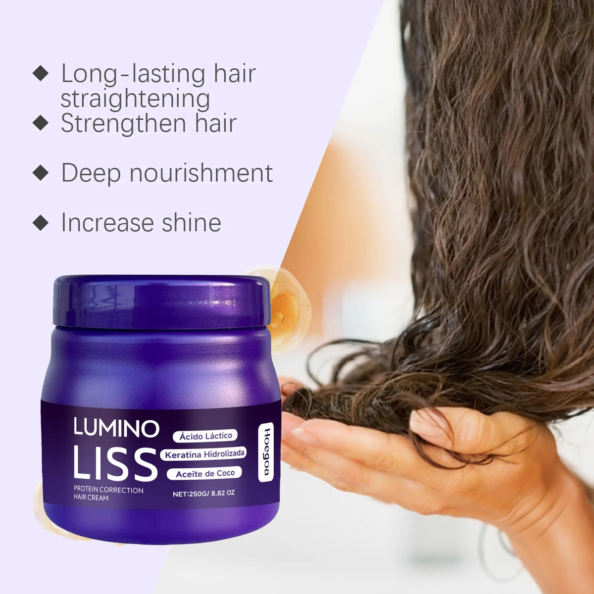 Daily Hair Care Protein Correction Hair Straightening Cream Smoothing