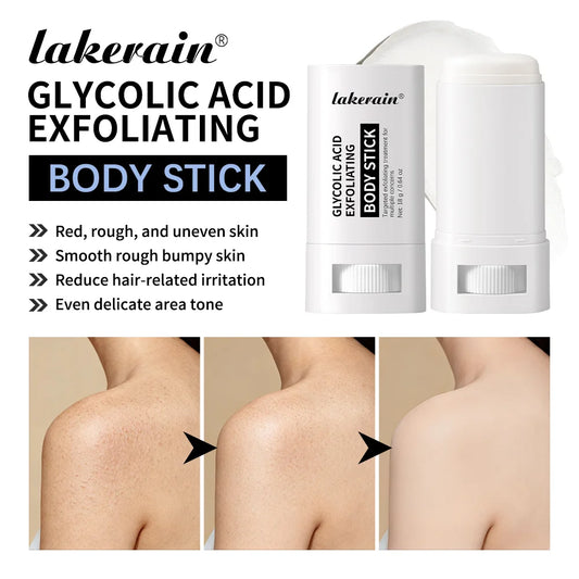Dry skin care Glycolic Acid Exfoliating Body Stick for smooth skin