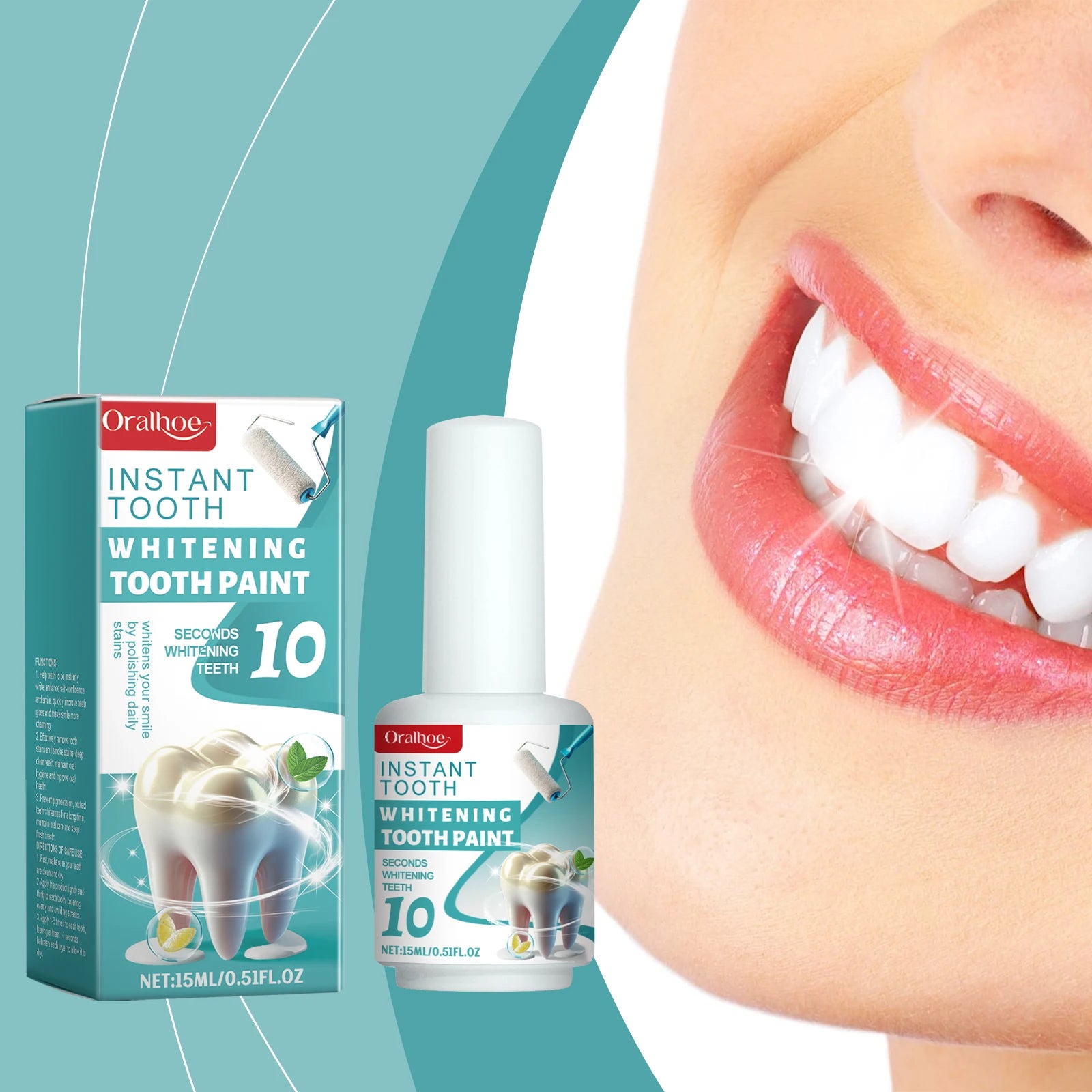 Brighten Your Smile With Professional Teeth Whitening Paint Gel - 7