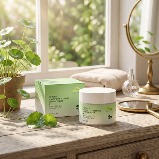 Dry Skin Centella Asiatica Soothing Cream Calming Facial Moisturizer