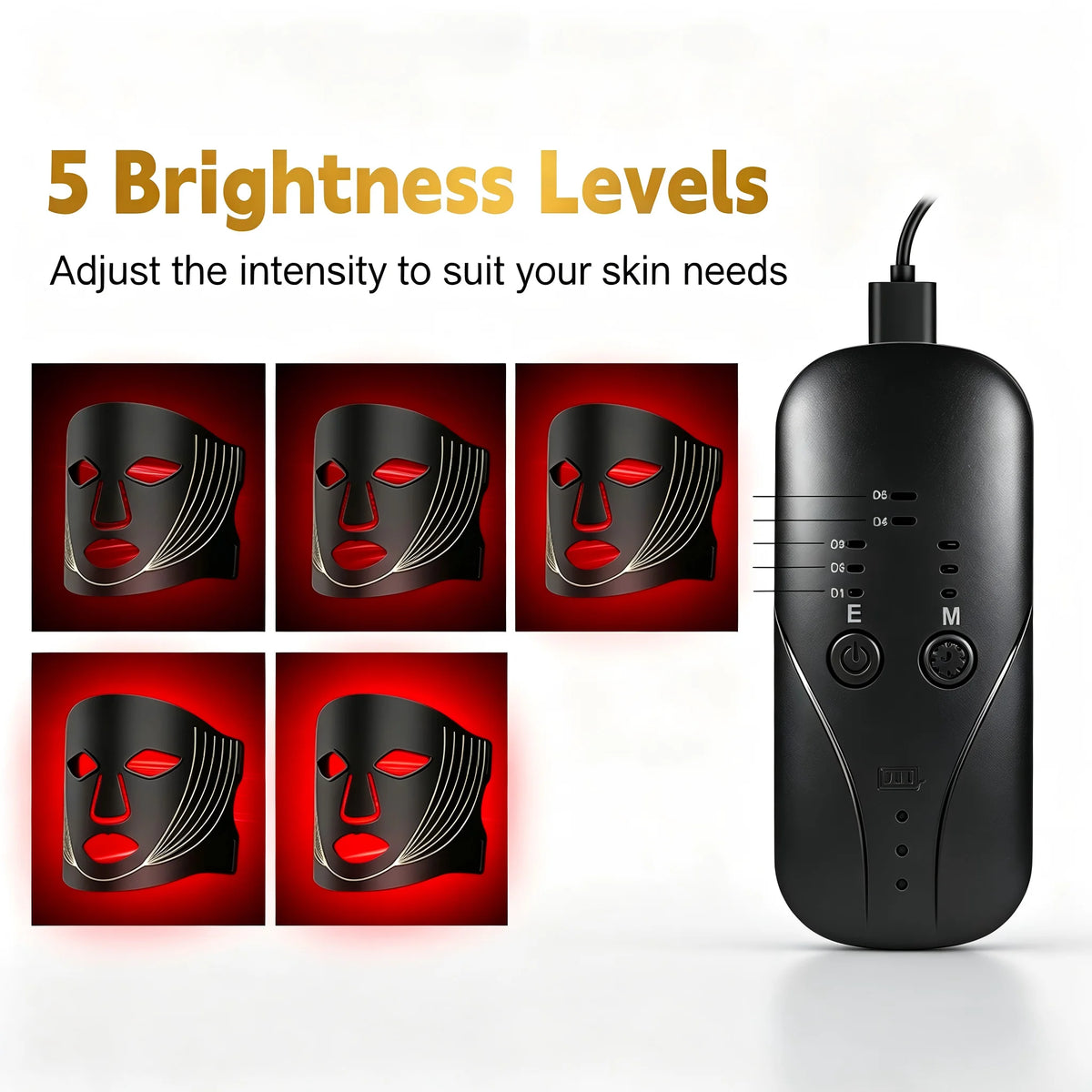 Home Spa Facial Care LED Face Mask for Glowing Skin