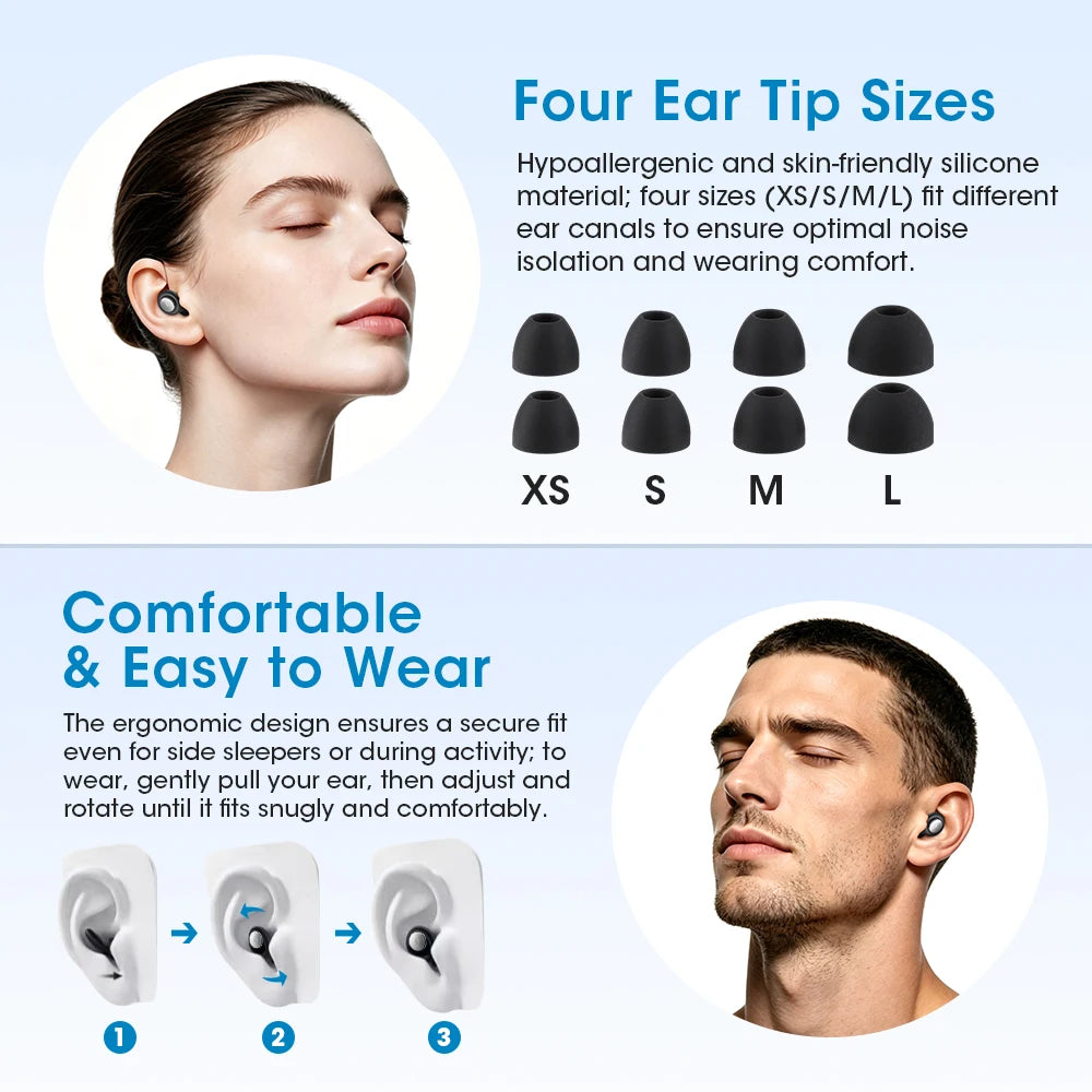 Better Sleep Noise Canceling Sleep Earplugs For Restful Nights - 9