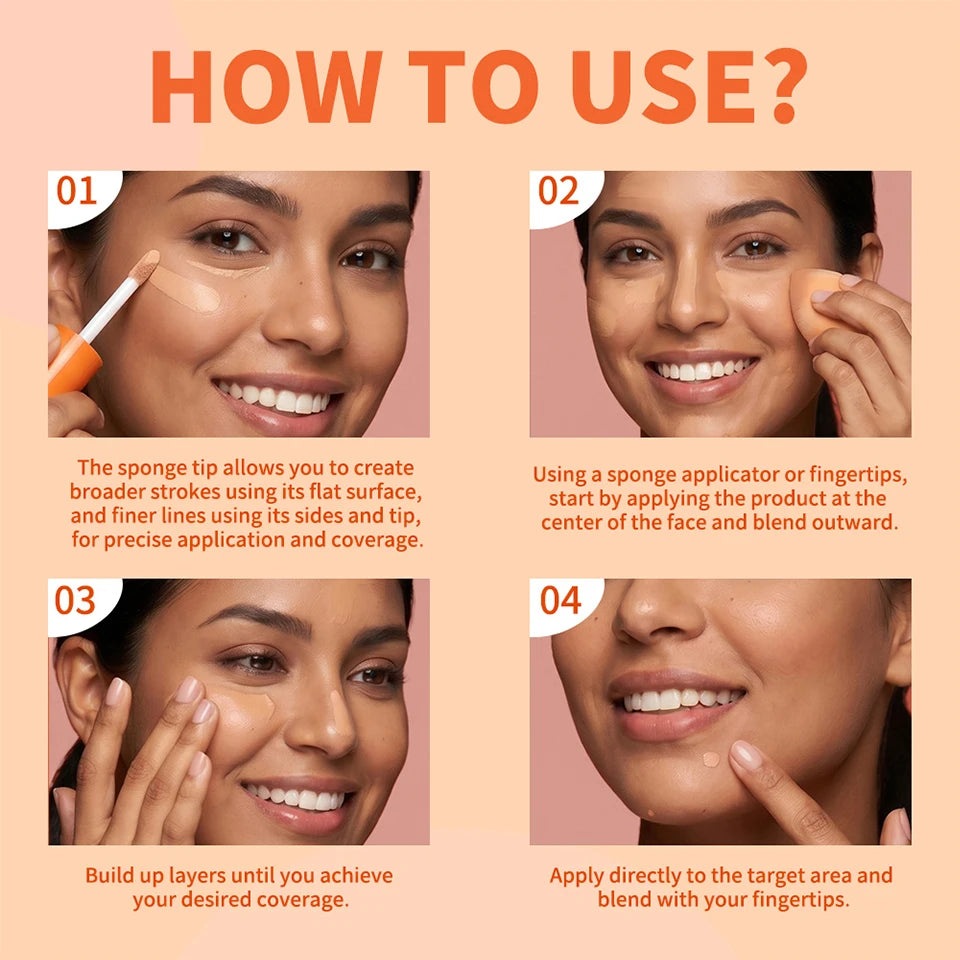 Daily Makeup Liquid Foundation And Concealer Velvet Matte Finish - 12