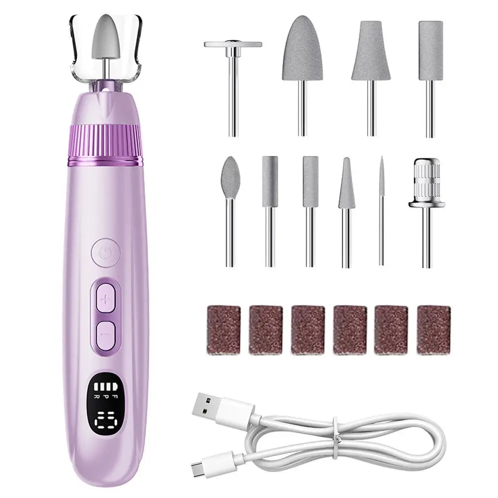 Home Manicure Electric Nail File Set for Easy Trimming and Polishing - 22