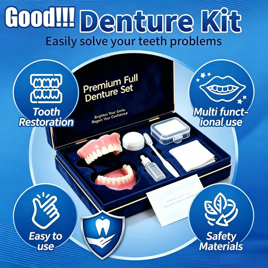 Daily Wear Cosmetic Denture Kit for Realistic Smile and Comfort Fit