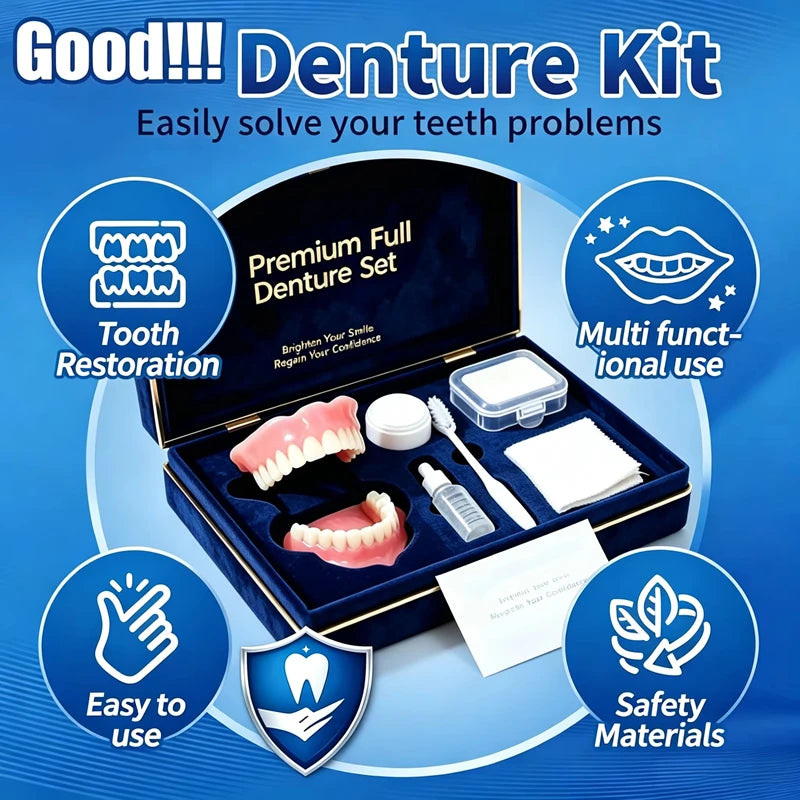 Daily Wear Cosmetic Denture Kit for Realistic Smile and Comfort Fit - 6