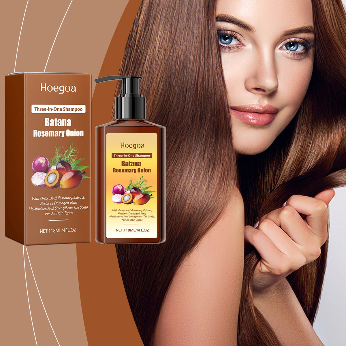 Daily Shower Batana Rosemary Shampoo for Hair Growth and Scalp Care