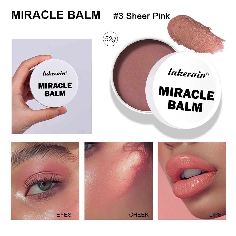 Daily Makeup Miracle Balm Multi Purpose Cream Blush And Lipstick Tint - 23