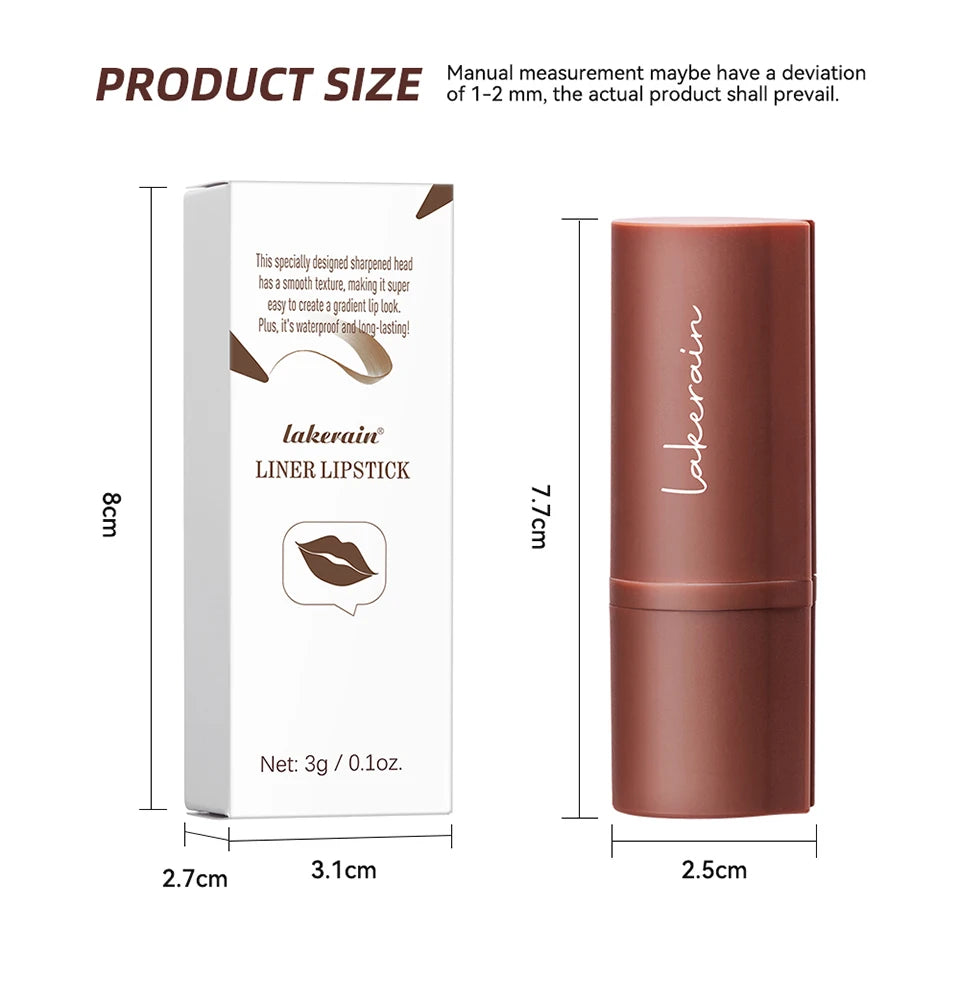 Daily Makeup Waterproof Lip Liner Pencil for Long Lasting Definition - 14