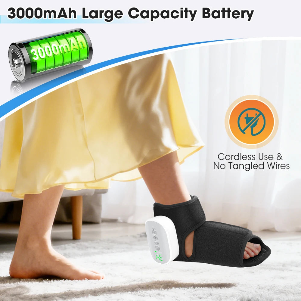 Home Office Relax Foot Massager with Heat and Air Compression