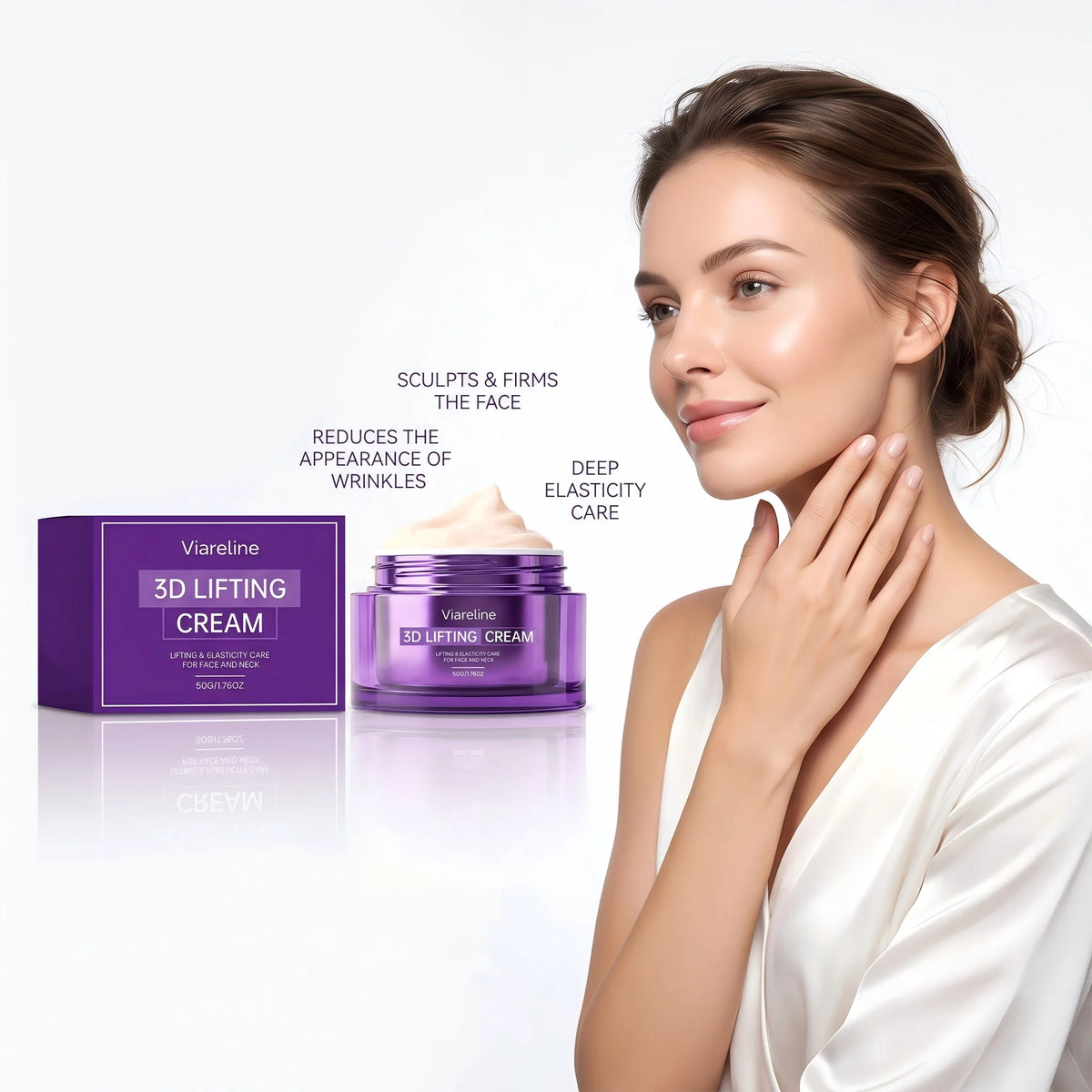 Daily Face And Neck 3D Lifting Cream For Firming And Smoothing Skin Care