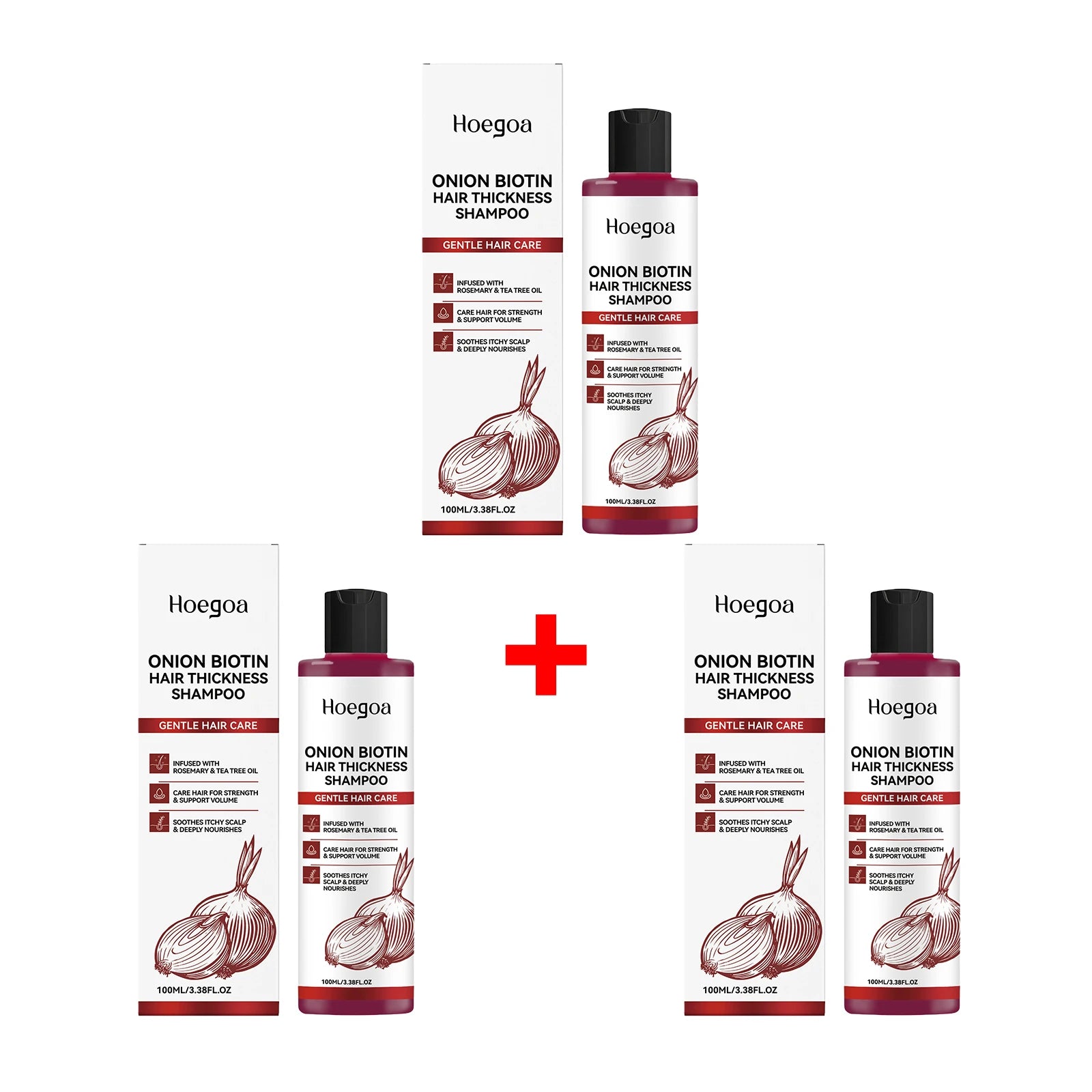 Daily Shower Onion Biotin Shampoo for Voluminous and Smooth Hair Care - 17