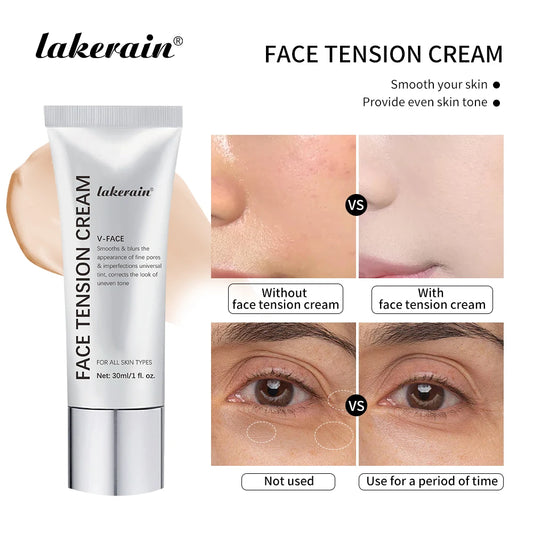 Flawless Makeup Face Tension Cream for Smooth Skin and Pores