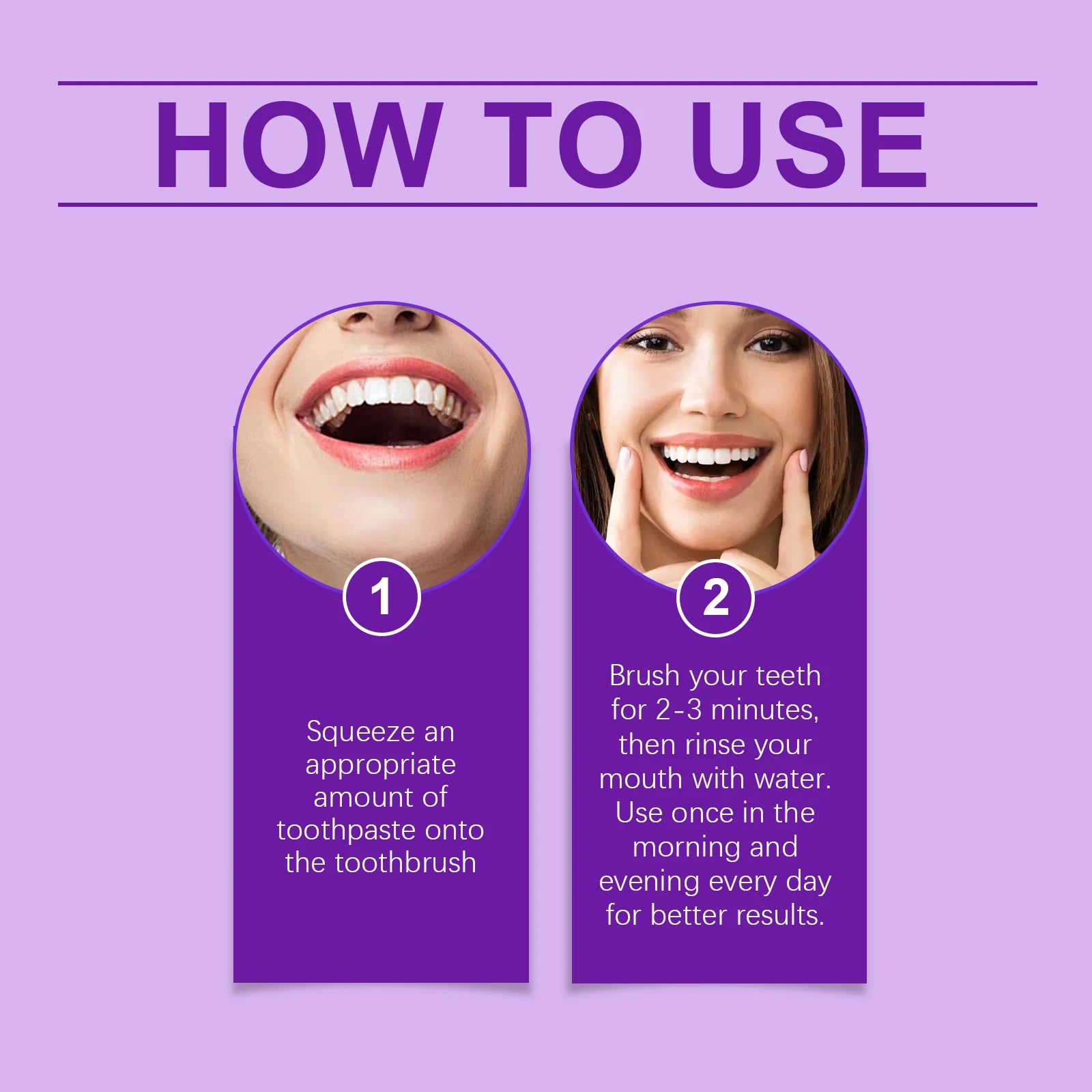 Daily Routine Purple Whitening Toothpaste for Fresh Breath and Clean Teeth - 12