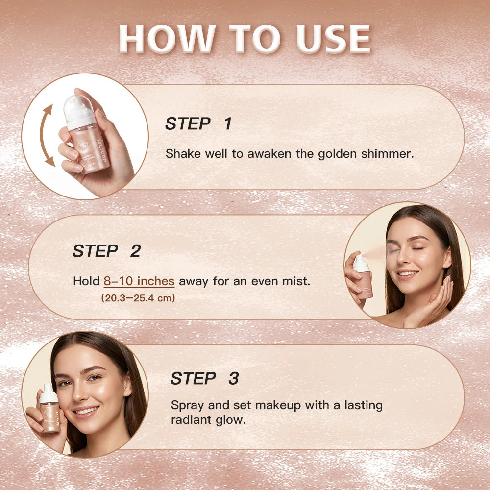 Daily Makeup Luminous Setting Spray Instant Glow Hydration