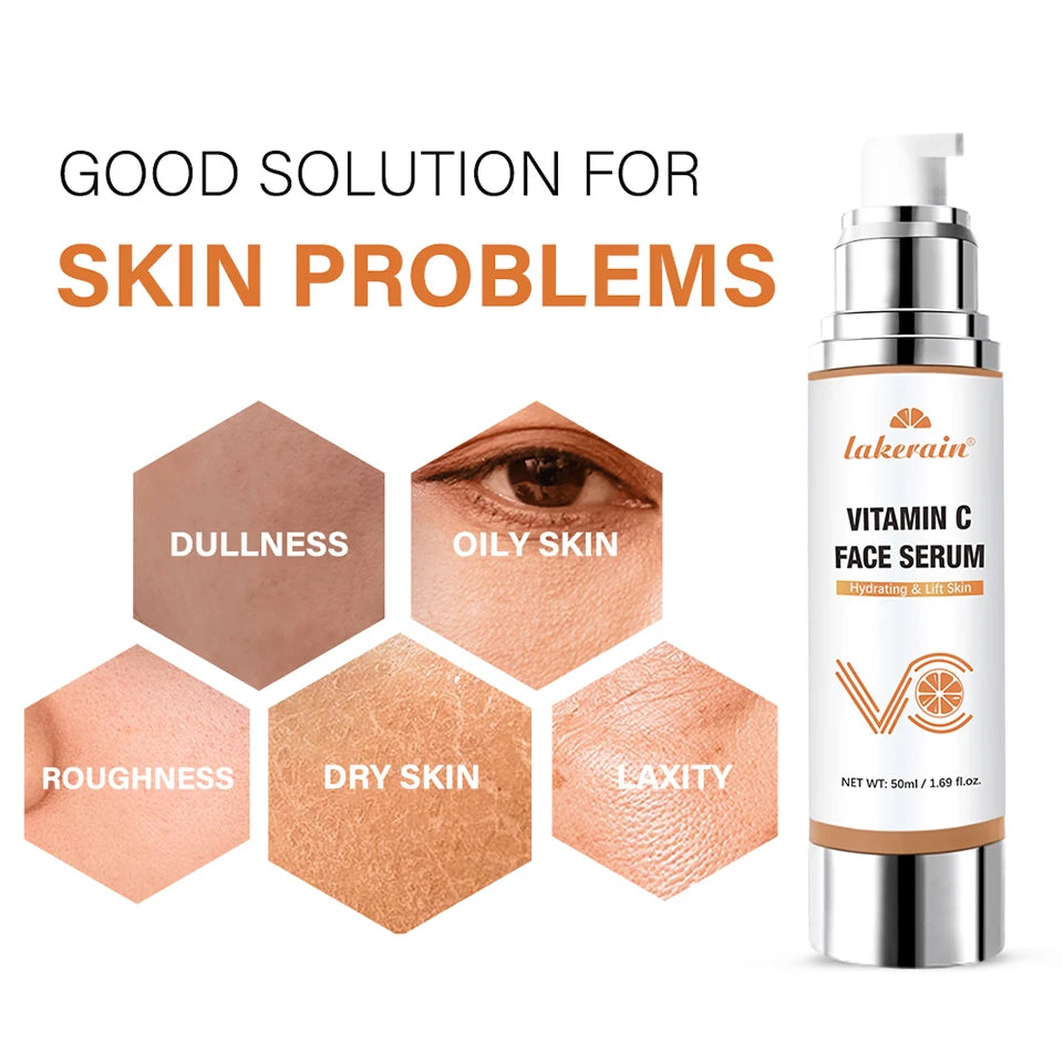 Daily Skincare Vitamin C Serum for Brightening and Hydrating Face Care - 8