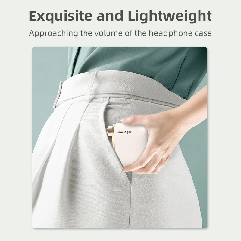 At Home Mini Pocket Fascia Gun for Deep Tissue Percussion Muscle Relief