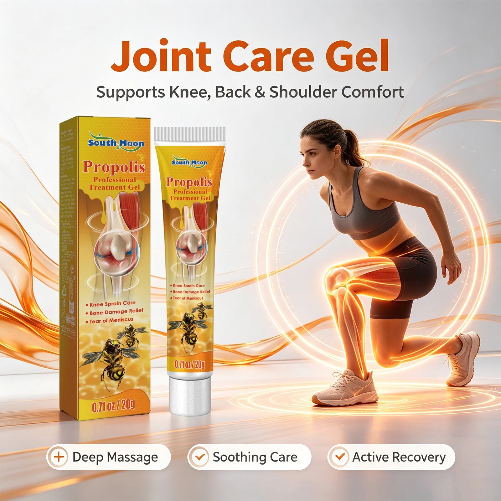 Post Workout Joint Care Gel for Knees Back Neck and Shoulders - 3