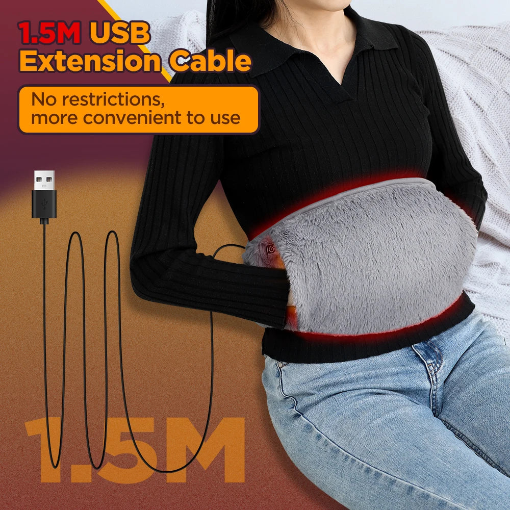 Winter Cold Relief Electric Heating Belt and Abdomen Hand Warmer - 23