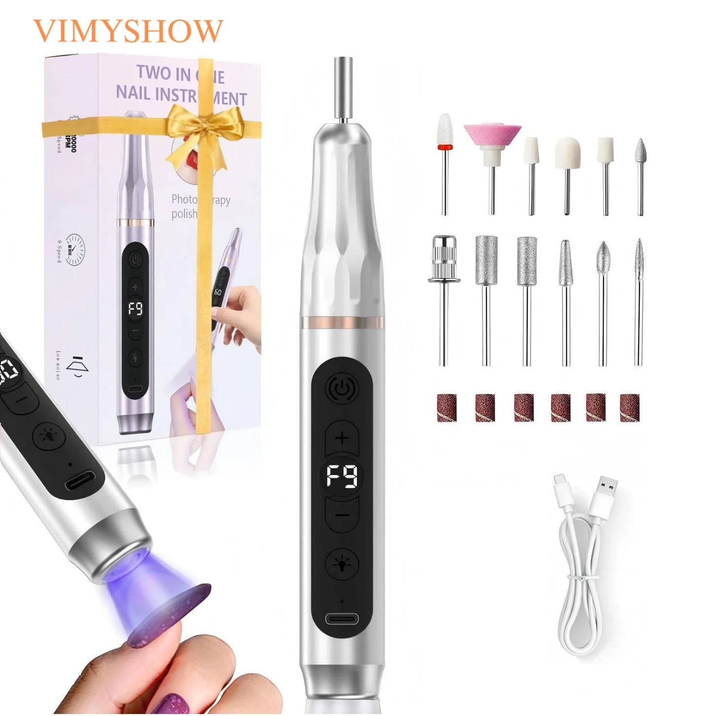 Home Manicure Electric Nail File for Easy Shaping and Polishing - 1