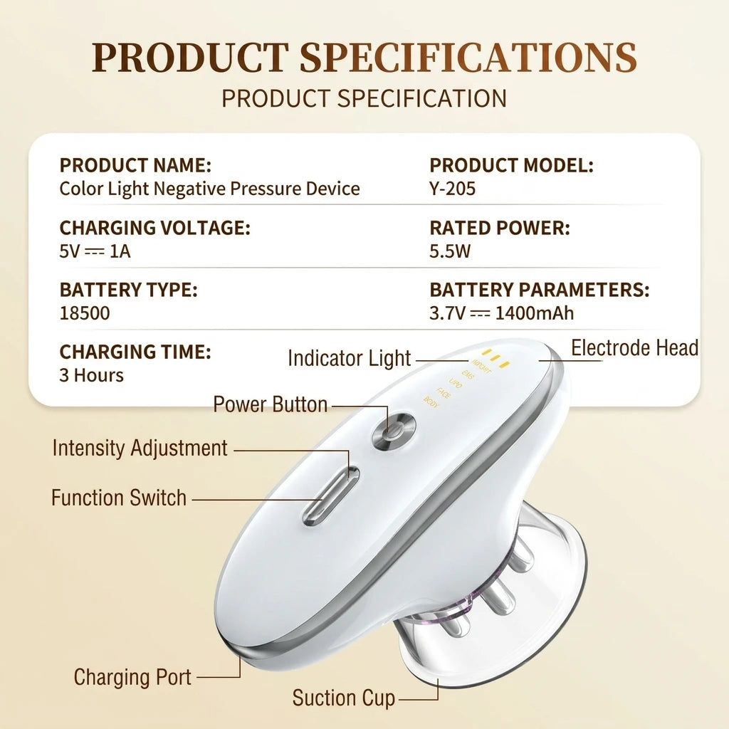 At Home Body Sculpting Machine Anti Cellulite Massager Tool for Tone - 14