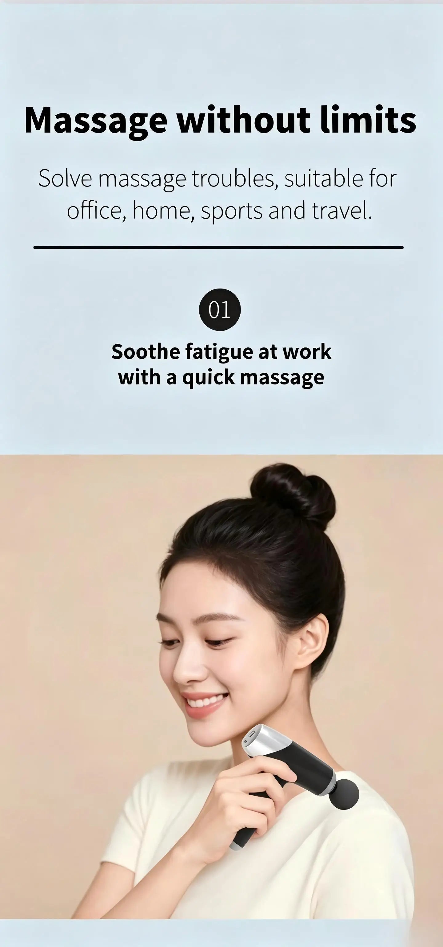 At Home Muscle Relaxation Mini Massage Gun for Deep Tissue Recovery - 14