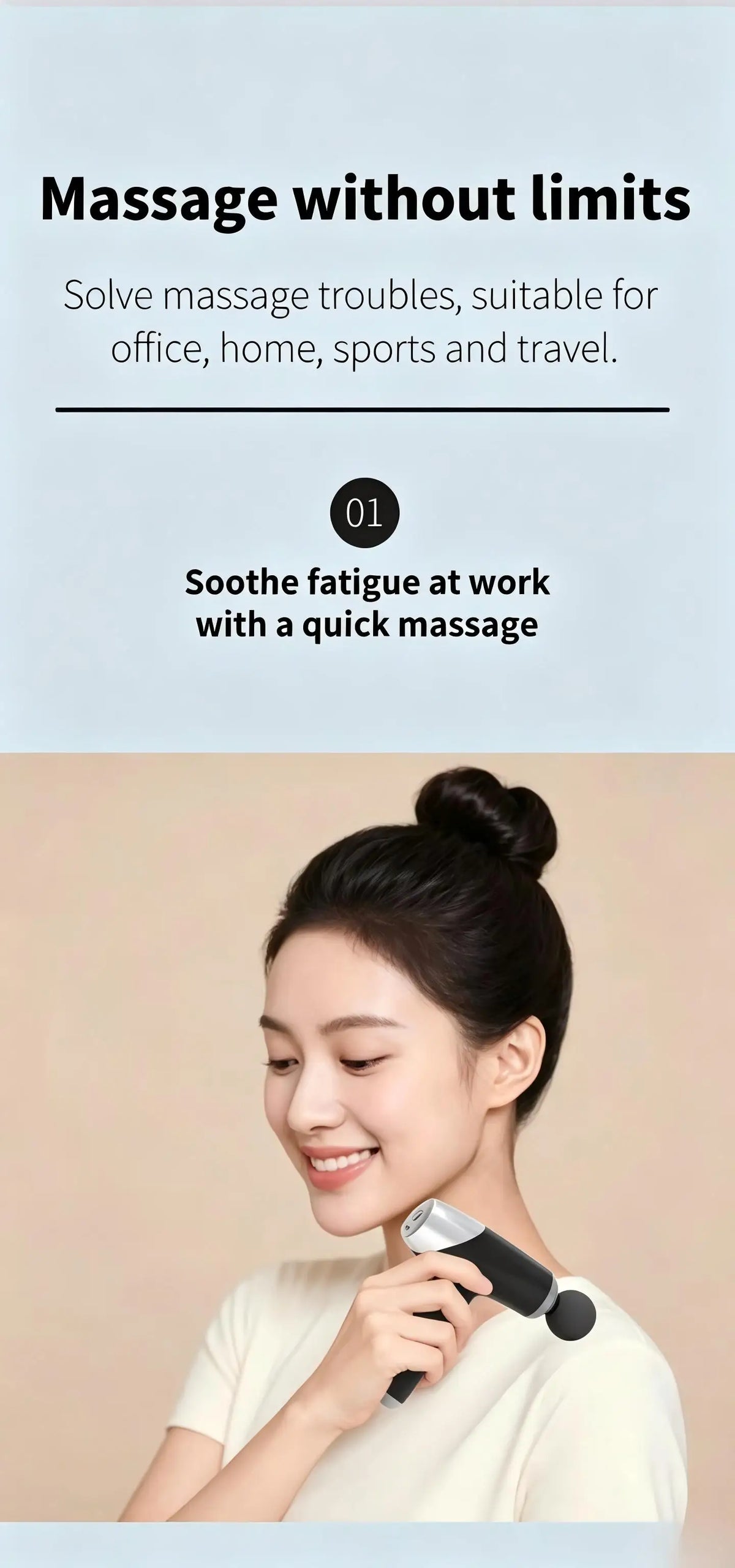 At Home Muscle Relaxation Mini Massage Gun for Deep Tissue Recovery