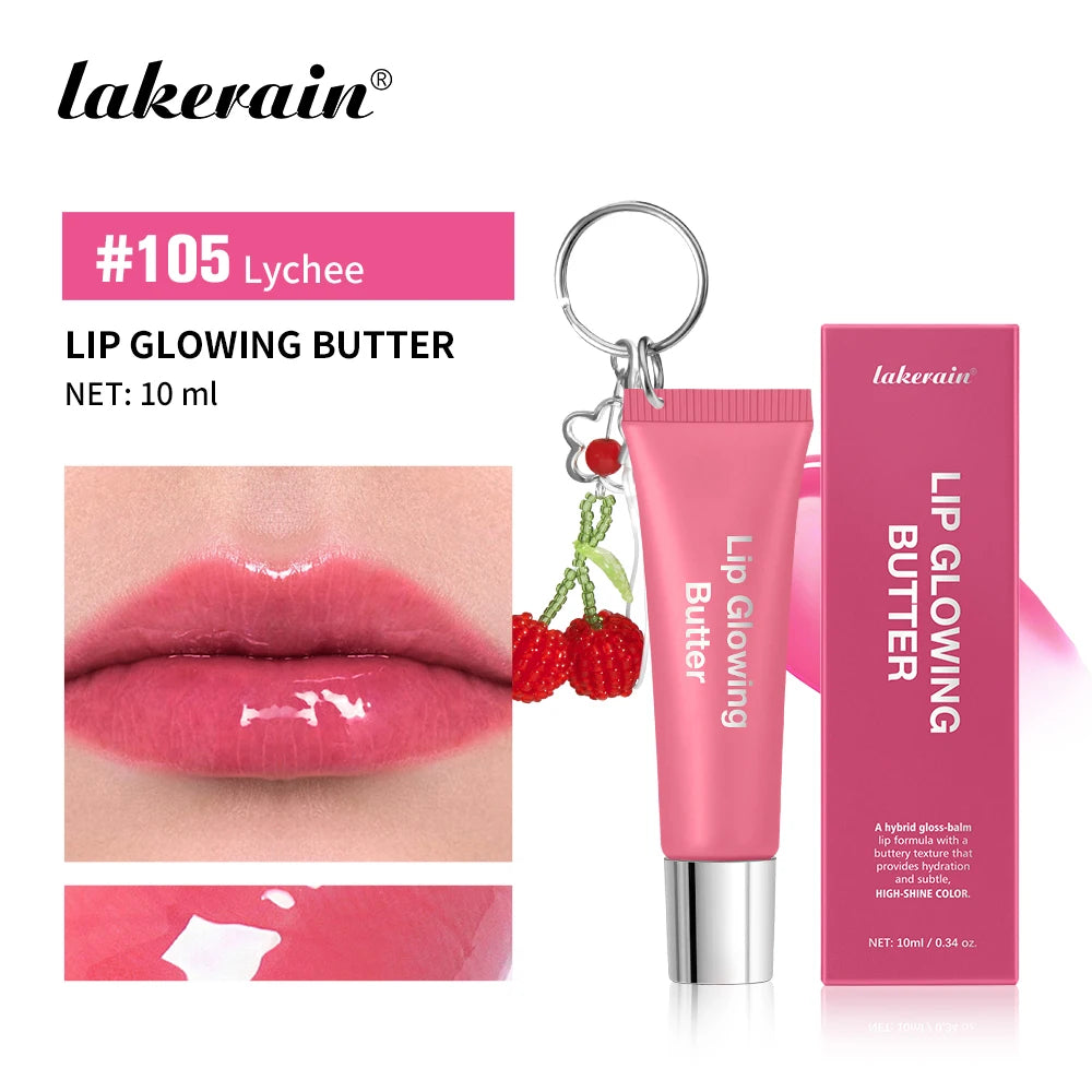 Daily Makeup Lip Gloss With Keychain For Long Lasting Hydrating Care - 26