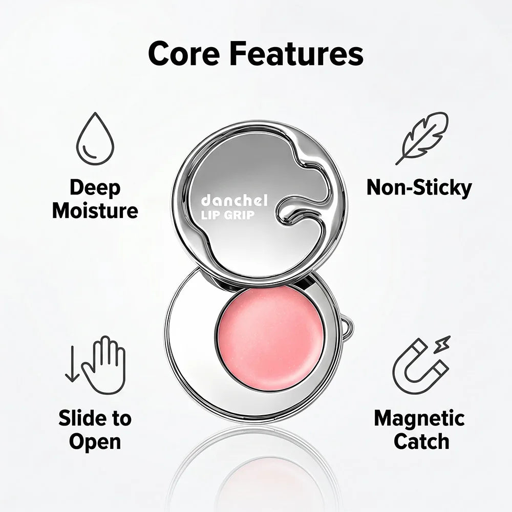 Daily Makeup Lip Grip Cream with Nourishing Formula and Magnetic Case - 3