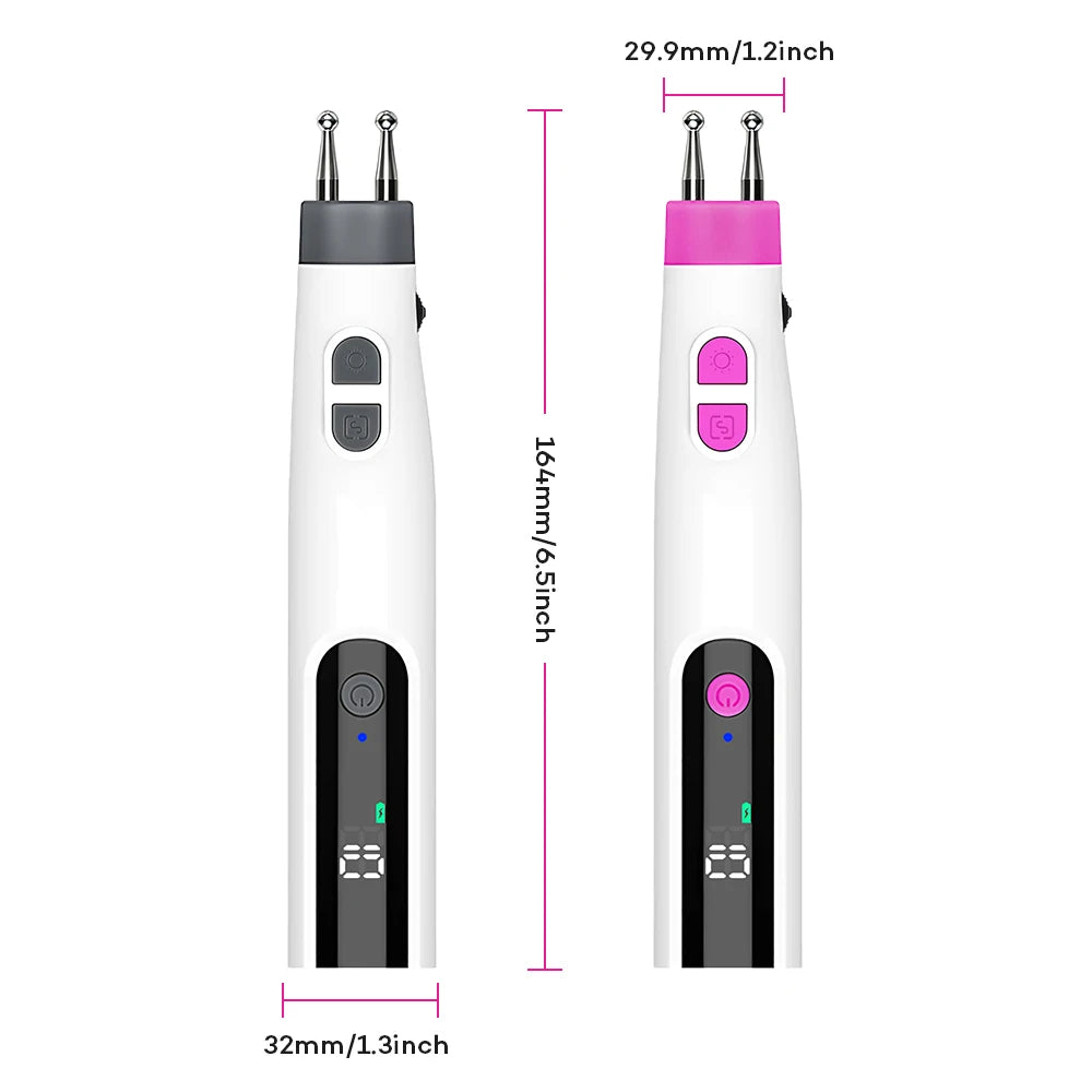 At Home Electric Double Head Massage Pen for Neck Back Relaxation